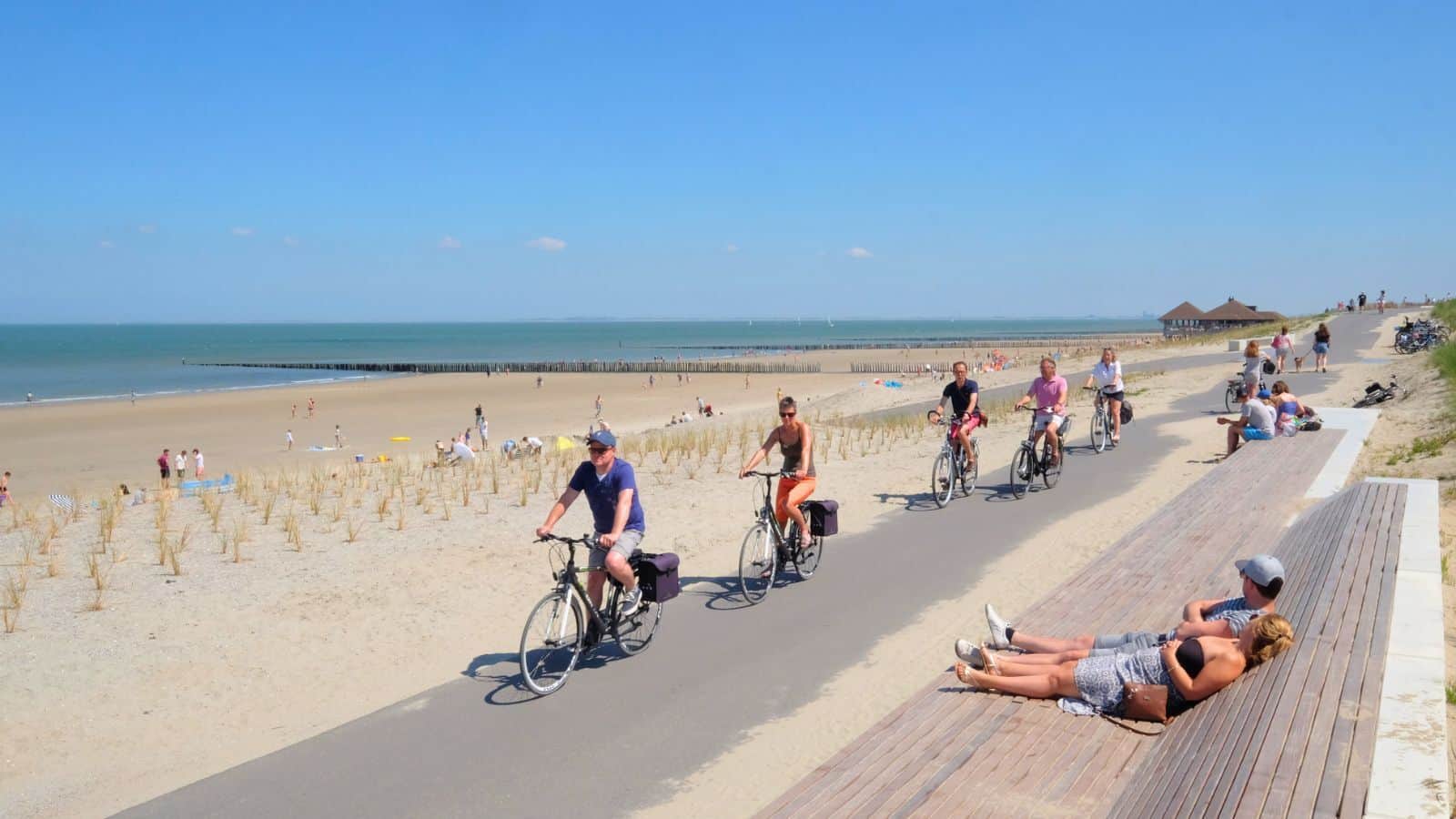 Meer mit dem Fahrrad erreichbar