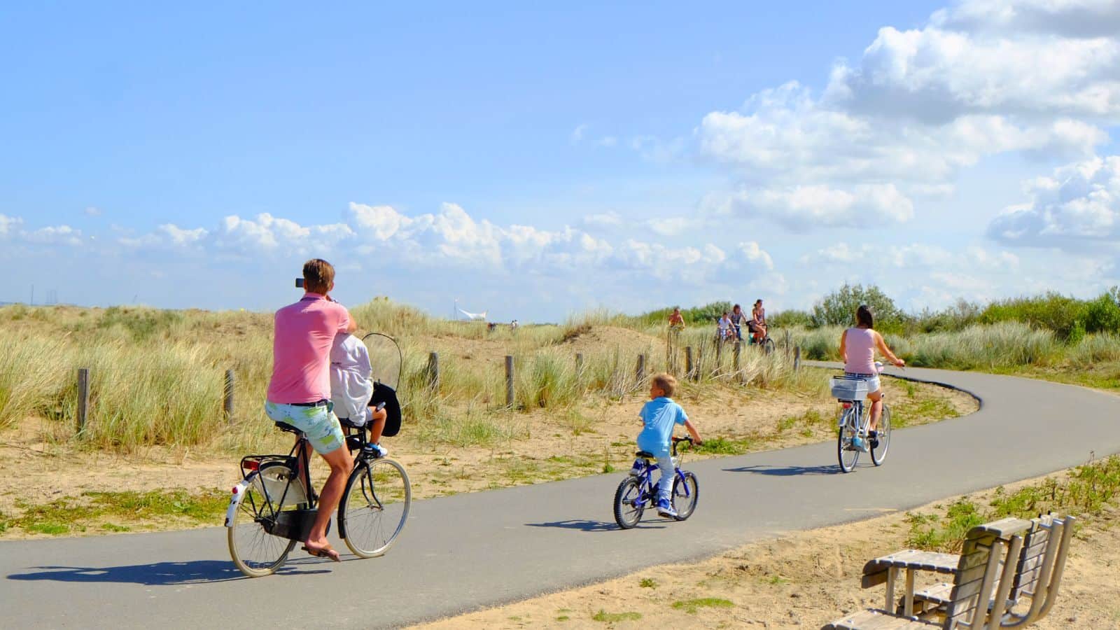 Meer mit dem Fahrrad erreichbar