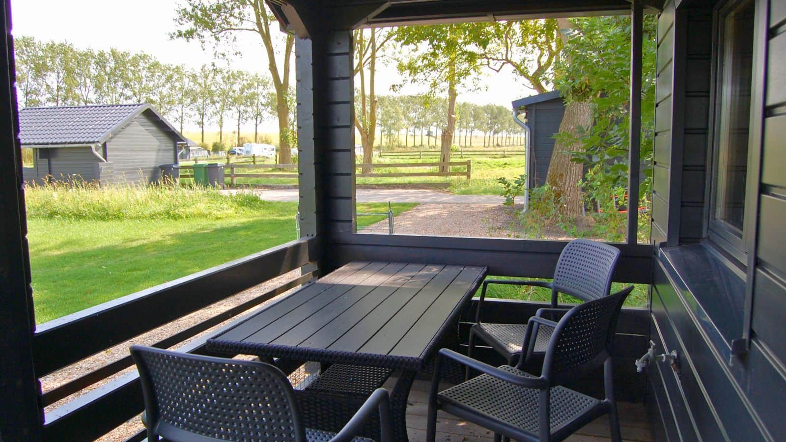 Dining outdoors
